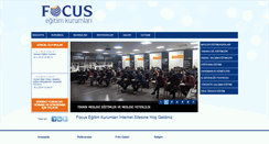 Desktop Screenshot of focusmeslekiegitim.com